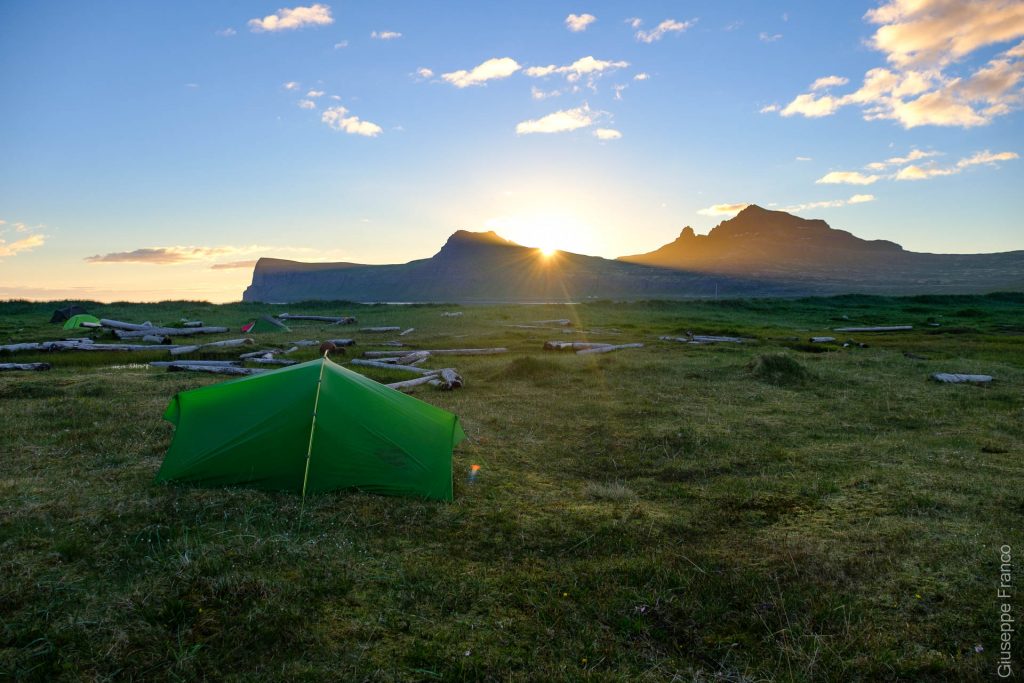 Nordstrandir - Iceland - Day2. At the camping in Hornvik, some time after the sunrise during the night around 3am.