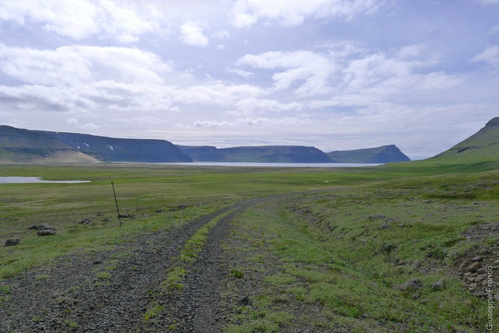 Nordstrandir - Iceland - Day5.  The only road we saw. It was used during the Worl War to access an military Antena.